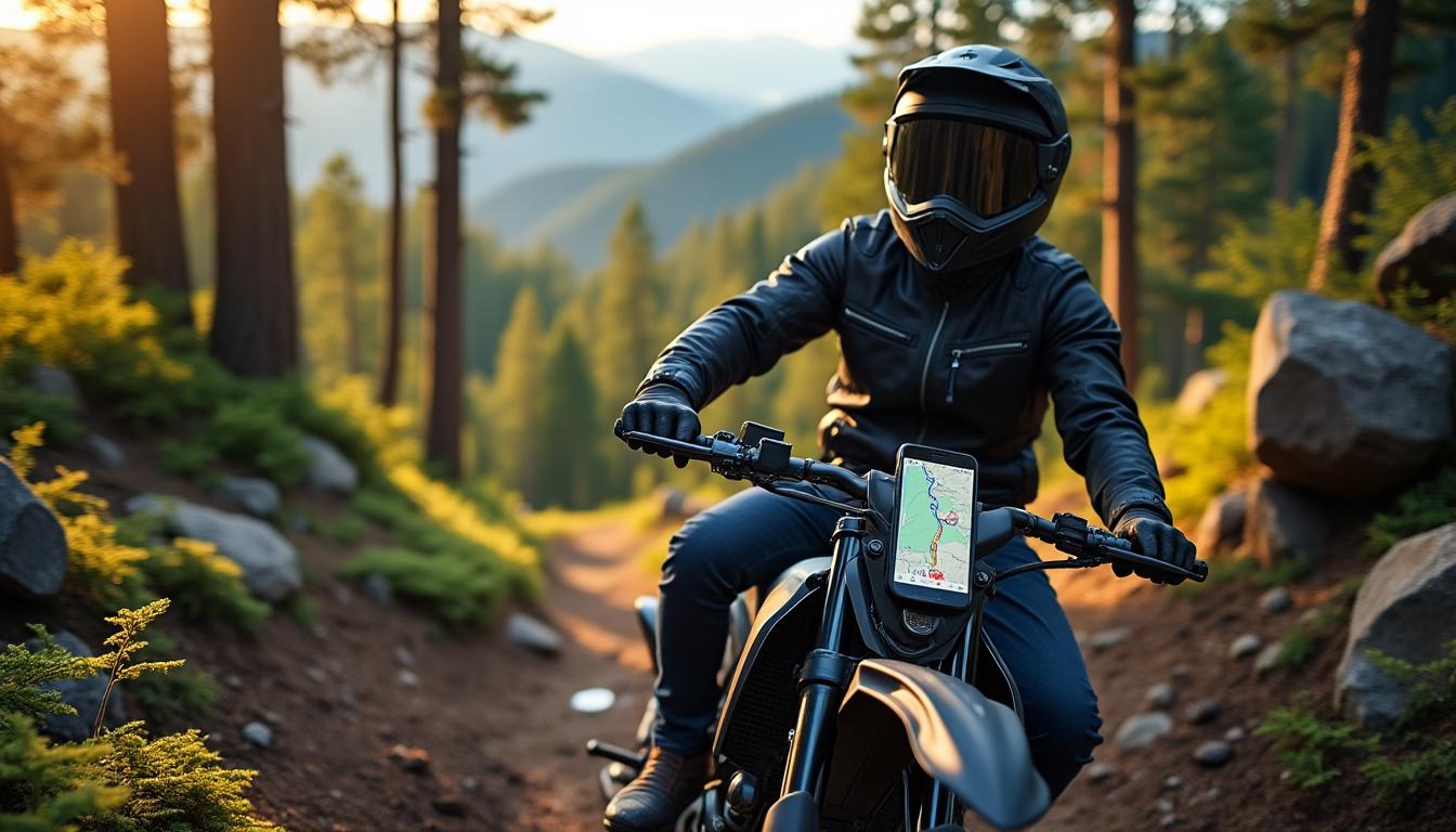 découvrez notre application gps off-road conçue spécialement pour les motards aventuriers. explorez des sentiers inexplorés avec des fonctionnalités indispensables telles que la navigation hors-route, la cartographie détaillée, et le suivi en temps réel. préparez-vous pour des aventures inoubliables !
