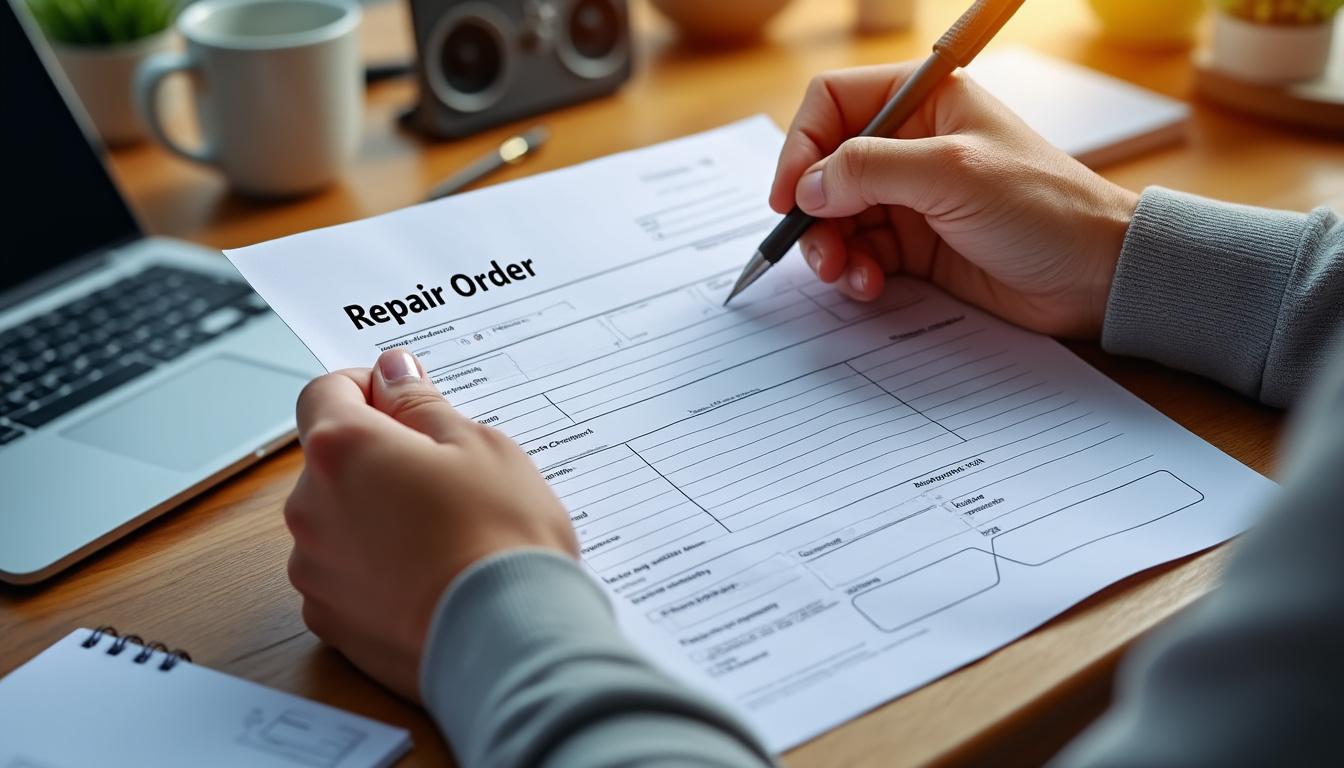 découvrez comment compléter facilement un ordre de réparation vierge grâce à nos conseils pratiques. suivez chaque étape pour assurer une gestion claire et efficace de vos interventions.