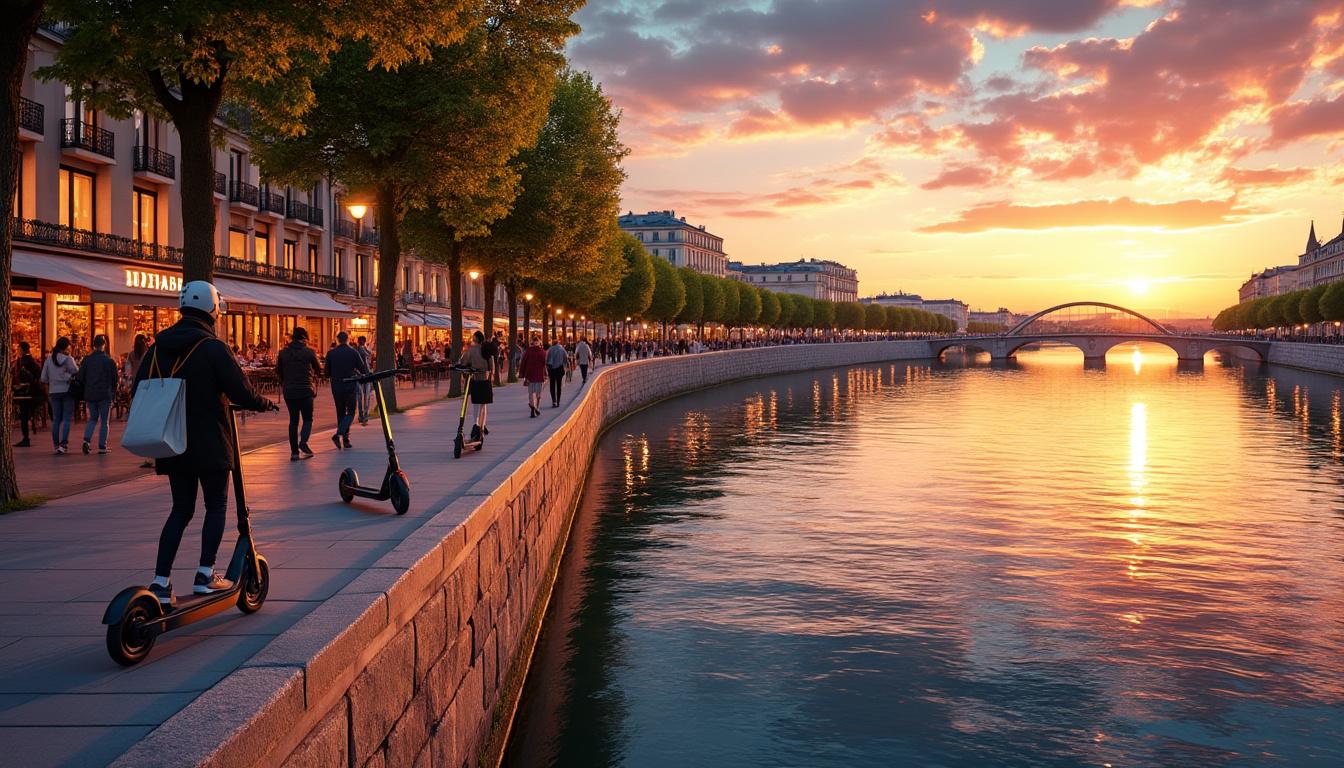 découvrez les meilleures expériences à vivre à bordeaux grâce à notre sélection des 5 itinéraires incontournables à parcourir en trottinette électrique. explorez la ville de manière originale et écologique tout en profitant des sites emblématiques, des parcs verdoyants et des ruelles pittoresques. ne manquez pas l'occasion d'admirer la beauté de bordeaux sous un nouvel angle!
