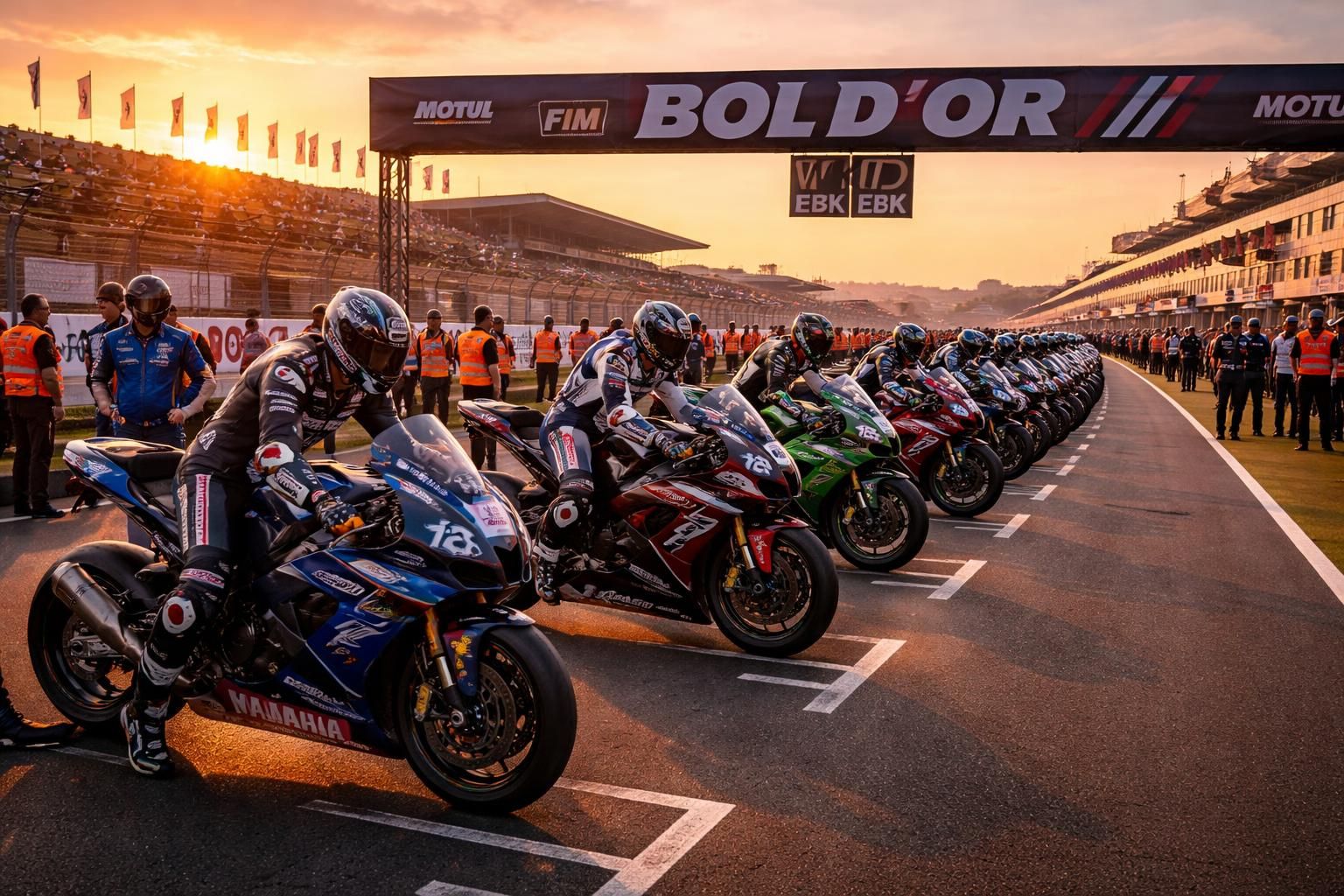 découvrez la grille de départ complète du bol d'or avec les nouvelles équipes en compétition pour cette édition passionnante. suivez les pilotes et leurs machines prêts à en découdre sur la piste.