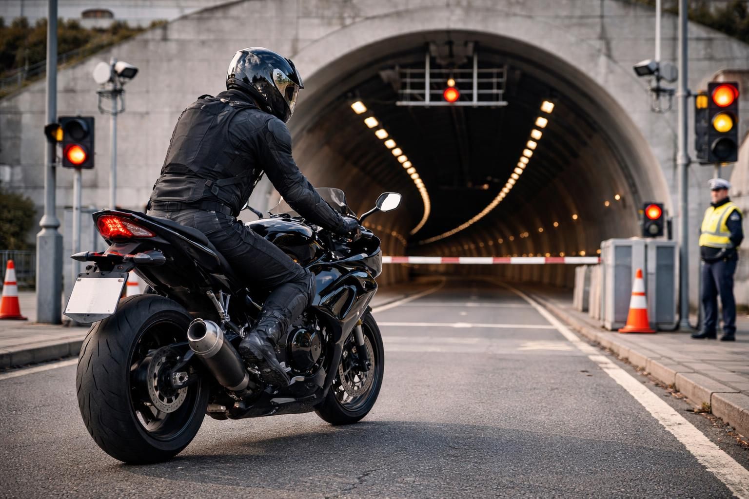 Tunnel Sous La Manche Moto