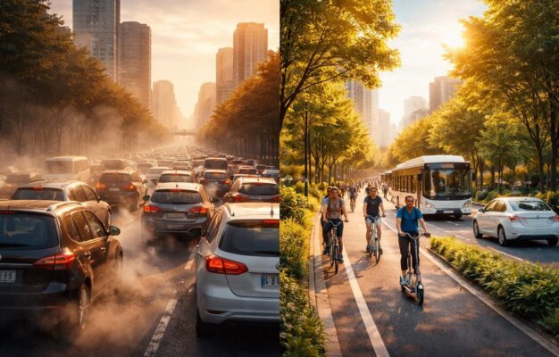 découvrez comment les moyens de déplacement influencent le changement climatique et explorez des solutions pour un avenir plus durable.