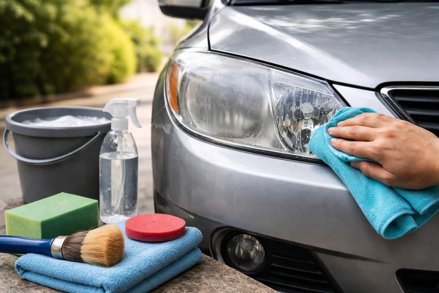 découvrez des méthodes efficaces pour nettoyer les phares ternis de votre voiture et améliorer leur luminosité en quelques étapes simples.