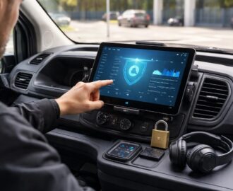 découvrez nos astuces pour sécuriser efficacement vos données professionnelles lors de vos déplacements en véhicule avec une tablette windows.