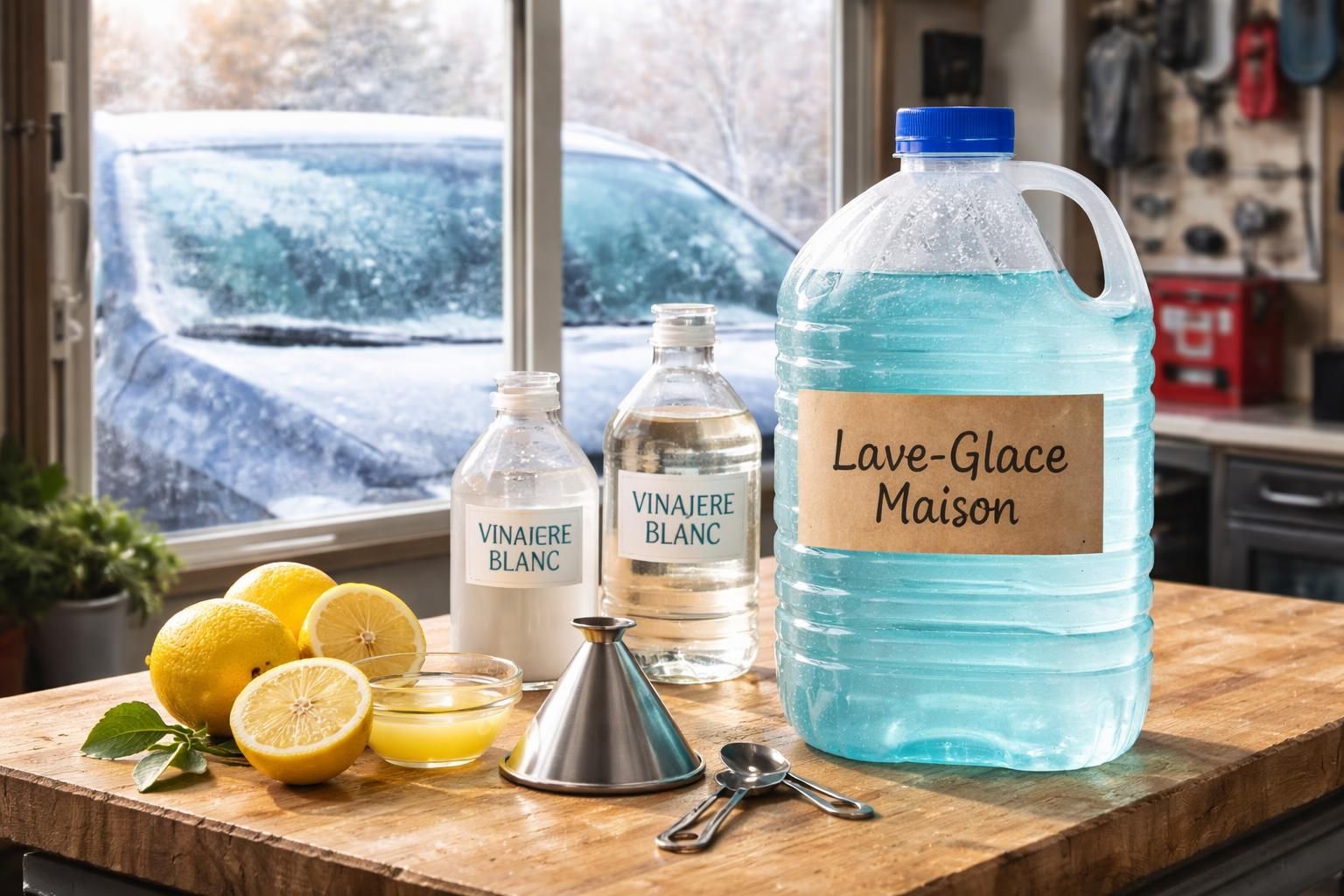 découvrez comment préparer un lave-glace maison efficace pour garder votre pare-brise propre et assurer une meilleure visibilité en hiver.